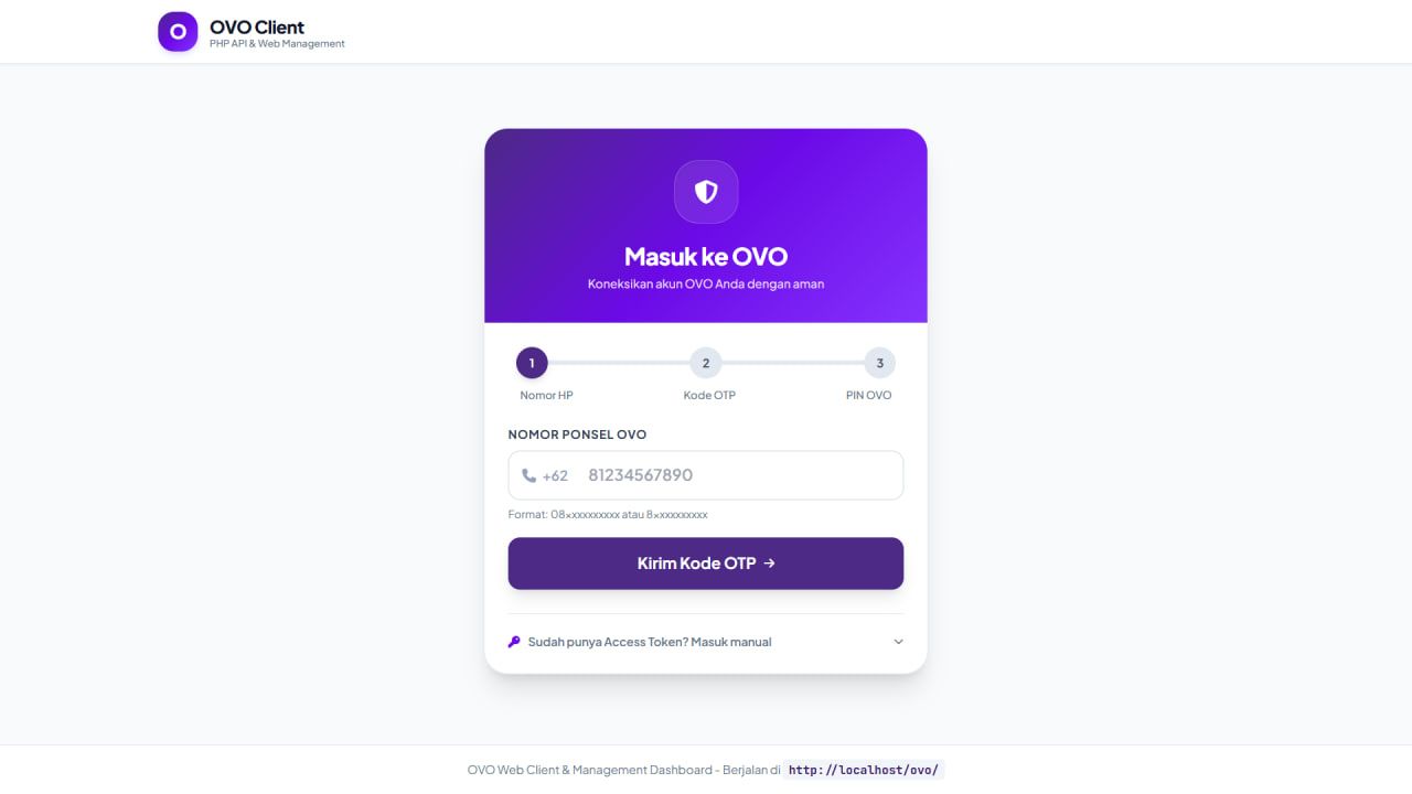 Jual Script Login Api OVO - Preview 2